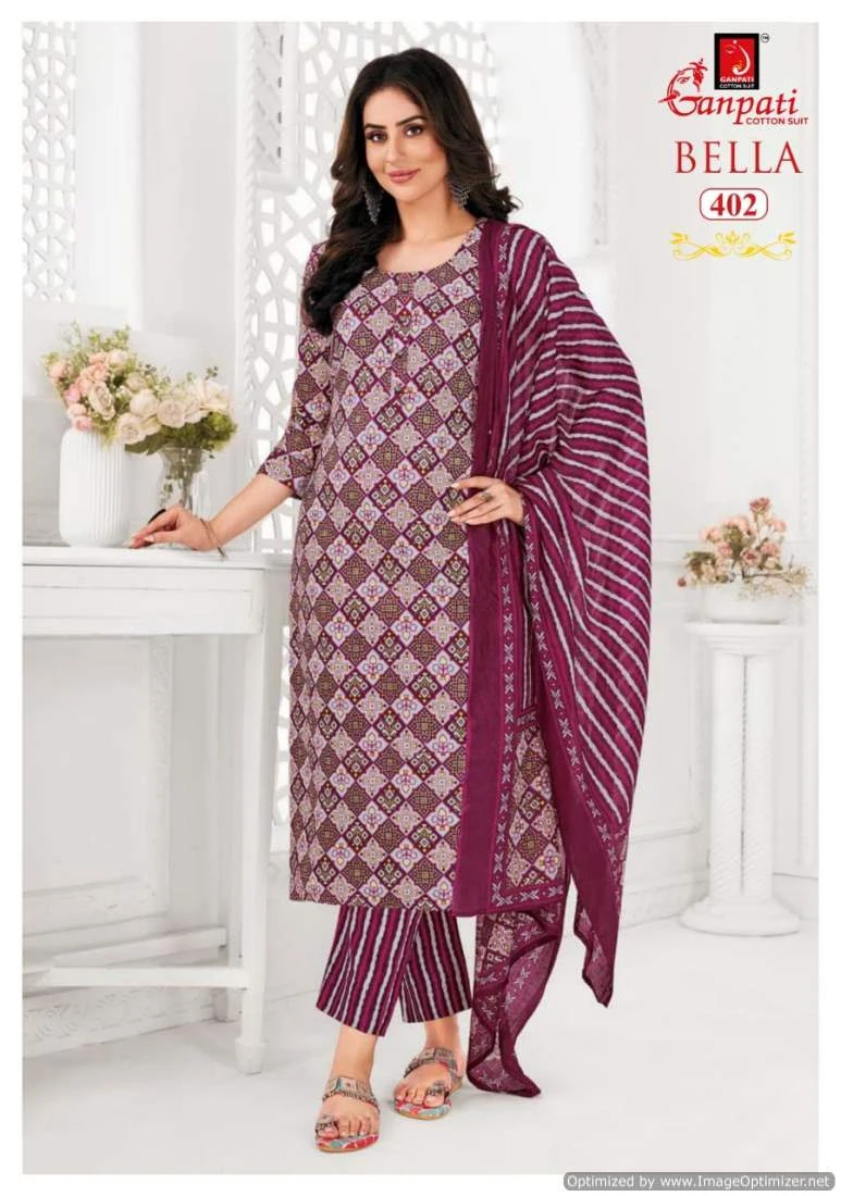 Ganpati Bella Vol 4 Cotton Wholesale Readymade Salwar Suit Catalog — Wholesale Salwar Suits, Ganpati wholesale from Surat - Gallery Image 12